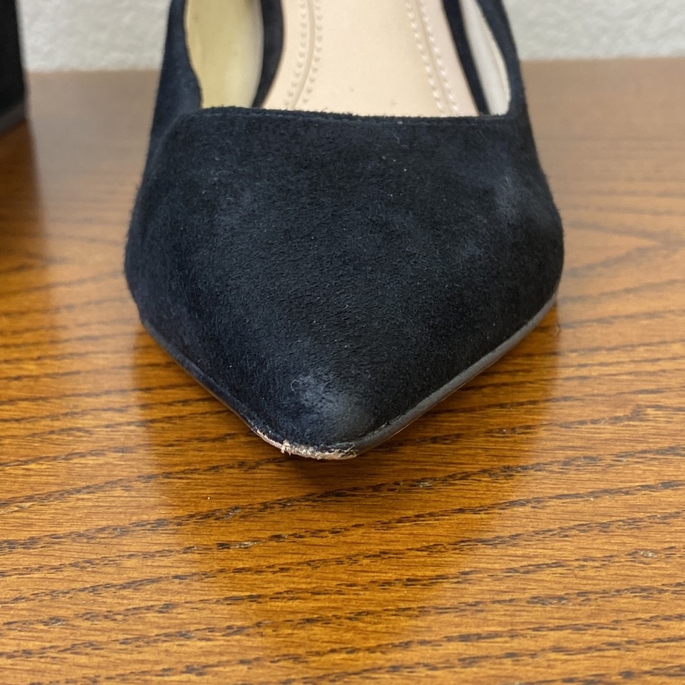 Marc Fisher Ltd Suede Pumps Block Heel Size 6 - image 4